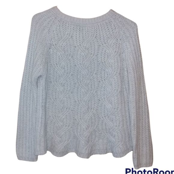 The Limited White Iridescent Knit Sweater - Picture 1 of 10